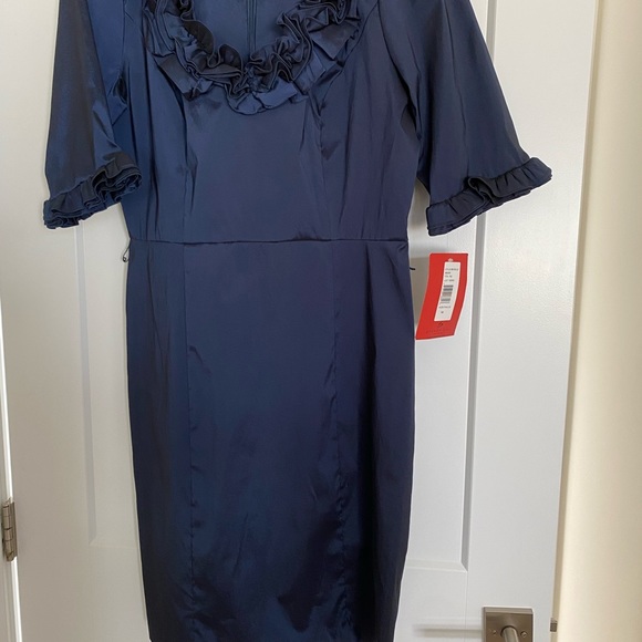 JS Collections Dress, Dark Blue - Picture 4 of 5
